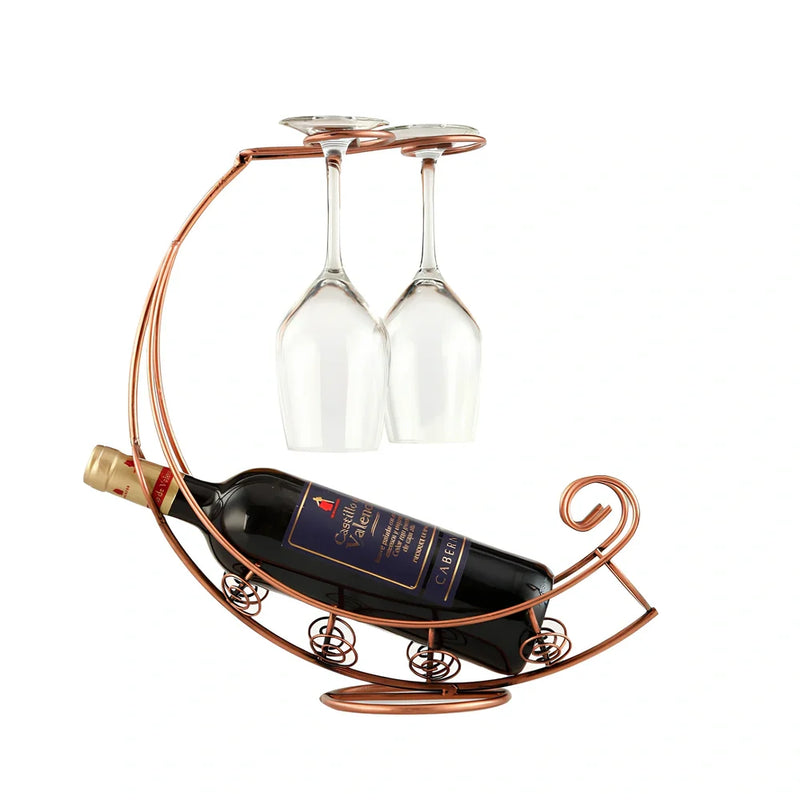 Stainless steel wine rack with 320mm width and 350mm height capacity, providing organised storage for up to 12 standard wine bottles in compact floor space