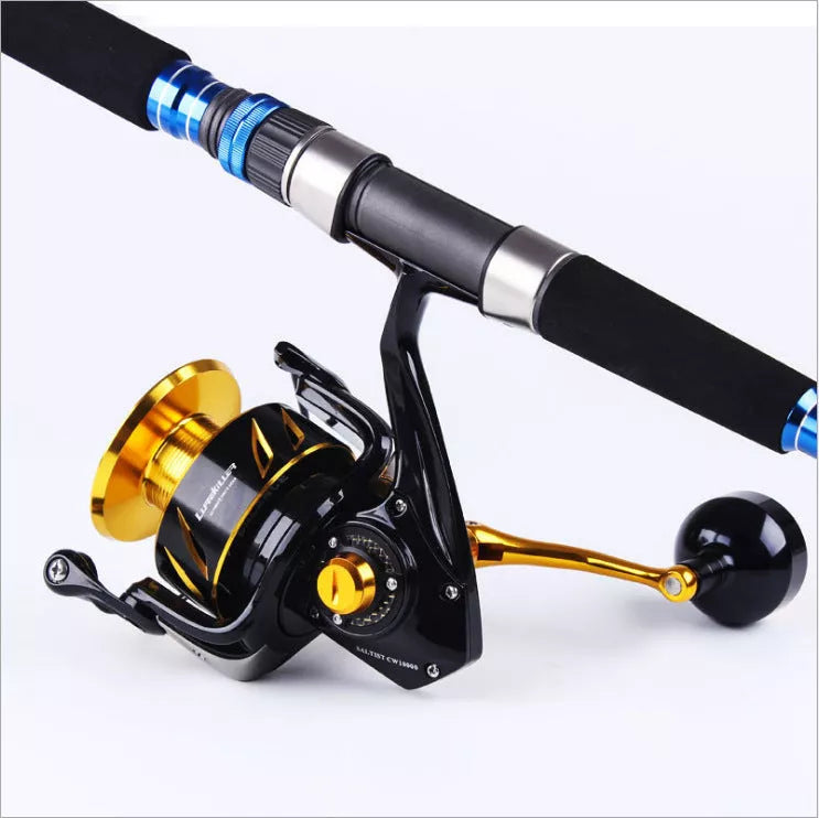 Metal Boat Fishing Wheel Spinning Trolling with high-speed ratio for efficient fishing