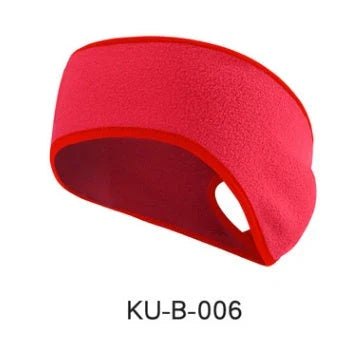 Premium sports headband with 4-way stretch fabric, soft fleece lining, and full ear coverage for comfortable workouts and outdoor activities