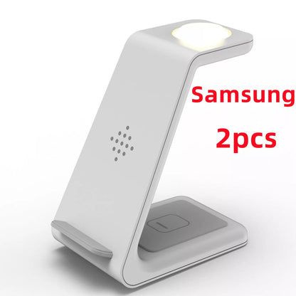 3-in-1 Fast Charging Station for Samsung Galaxy Watch and Buds, compact and efficient