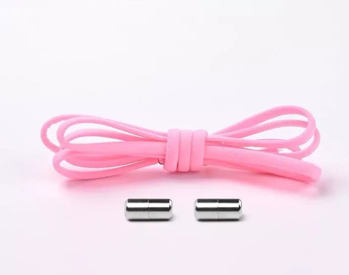Lazy Laces shoe laces with metal buckles in various colors for a secure fit
