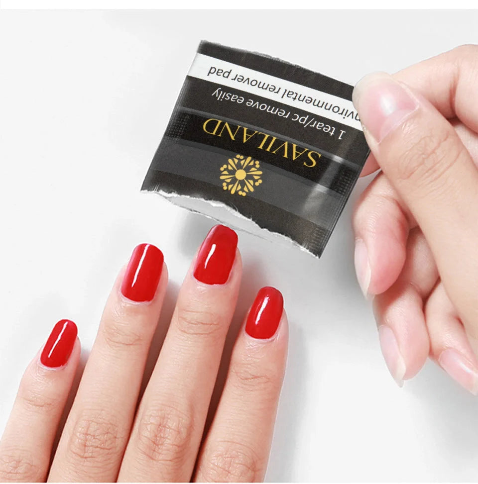 Quick-Release Nail Polish Remover Wraps for effortless and eco-friendly polish removal