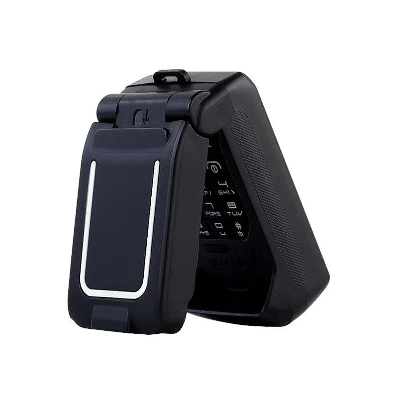 Mini flip mobile phone in six colour options with flip cover closed