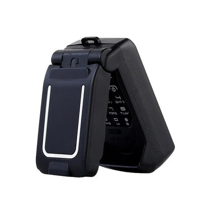 Mini flip mobile phone in six colour options with flip cover closed