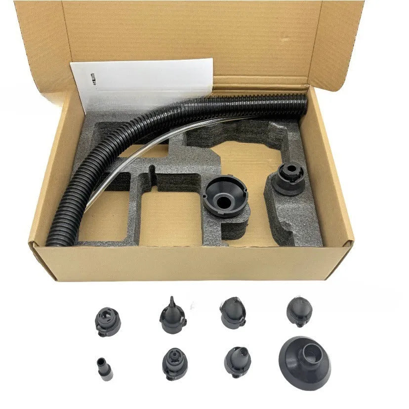 21V lithium battery cordless snow blower and dust cleaner with bare metal head.