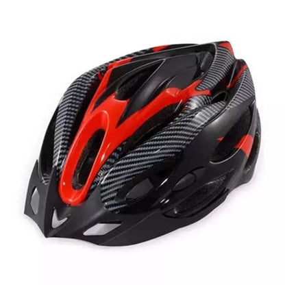 Adjustable mountain bike helmet in six colors with high-density EPS foam for superior protection
