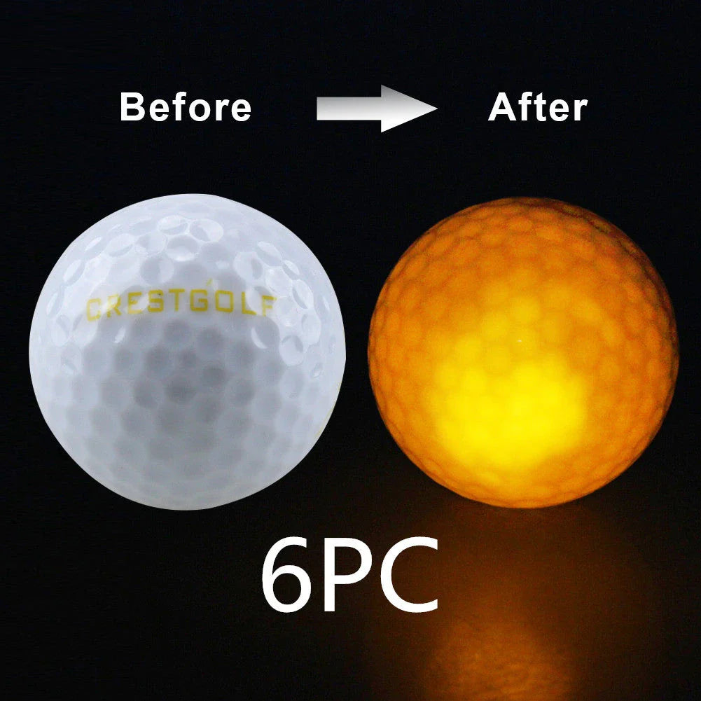 Illuminating Night Golf Balls: Glow-in-the-Dark Practice Balls with Vibrant LED Lights and Durable Design