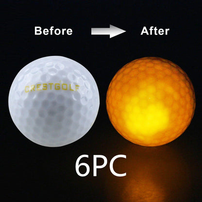 Illuminating Night Golf Balls: Glow-in-the-Dark Practice Balls with Vibrant LED Lights and Durable Design