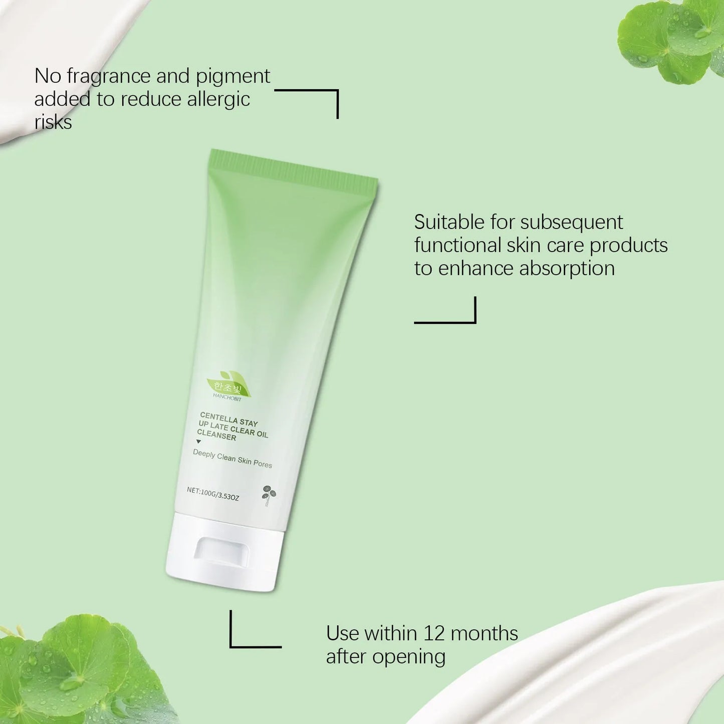 Centella Stay Up Late Clear Oil Cleanser 100g bottle