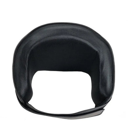 Dark grey Sanda boxing chest protection target with adjustable waist strap for martial arts training.