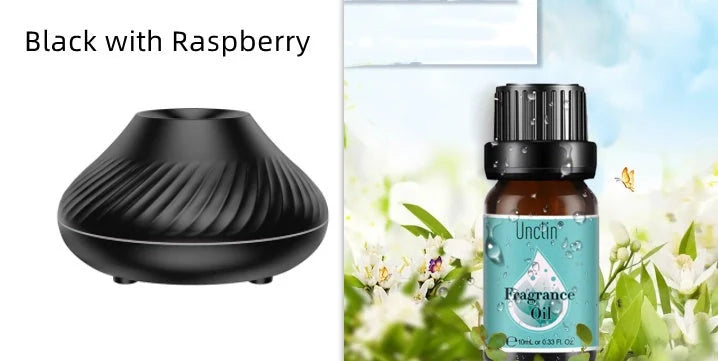 Volcanic Flame Aroma Diffuser with LED light and flame effect