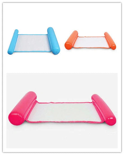 Inflatable Water Lounge Chair in pool with hammock-style design for ultimate relaxation