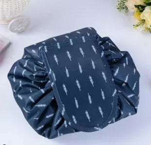 Animal Print Large Capacity Drawstring Cosmetic Storage Bag with waterproof oxford cloth