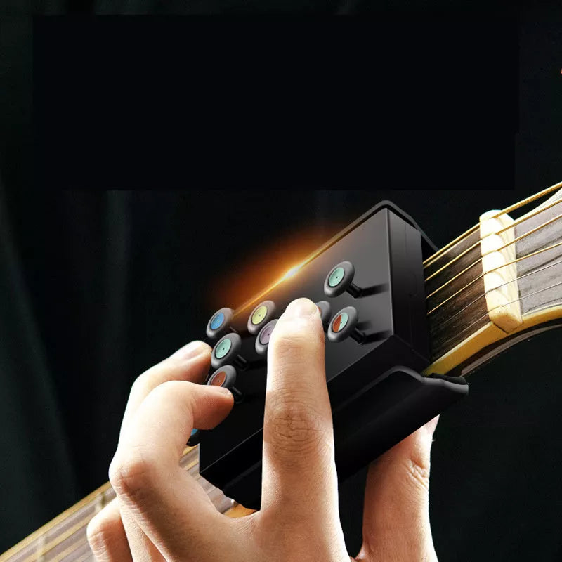 Black guitar finger trainer for 36-41 inch folk guitars