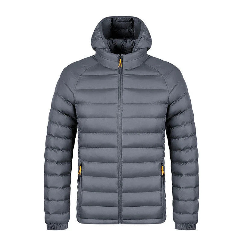 Stylish lightweight hooded jacket for men in various colors and sizes