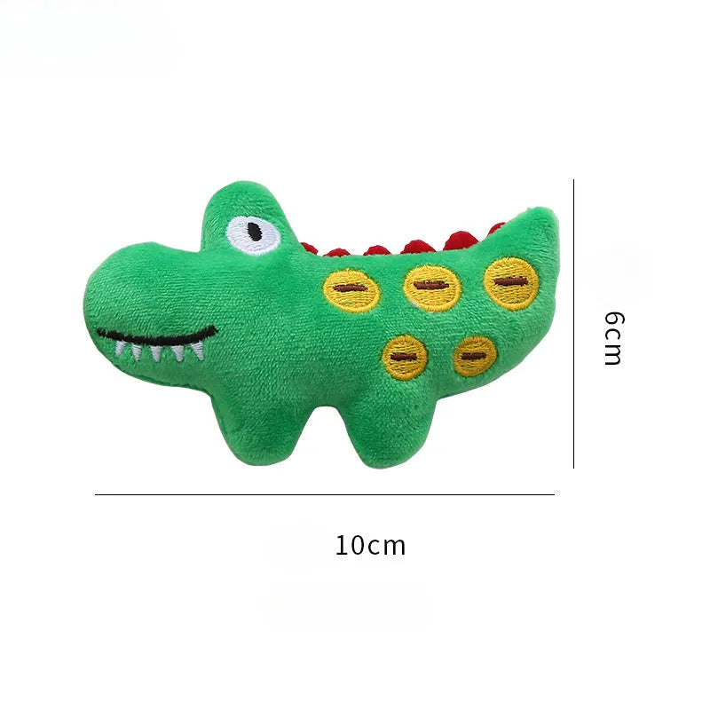 Cow parrot shape plush cat toy with catnip fill measuring 20 cm