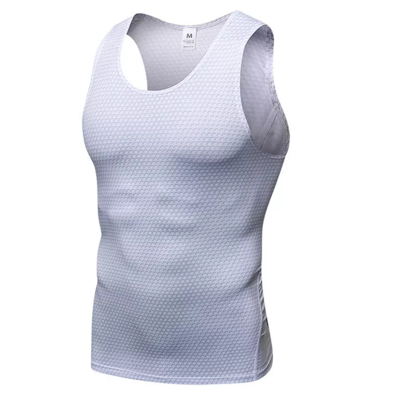 Men's Sports Vest in Polyester Fiber, available in multiple colors and sizes