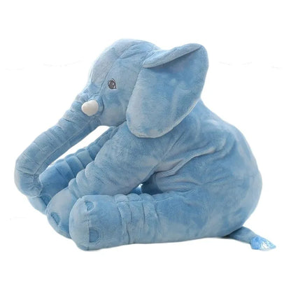 Elephant doll pillow baby comfort sleep toy in short plush with PP cotton filling, 60cm and 40cm sizes