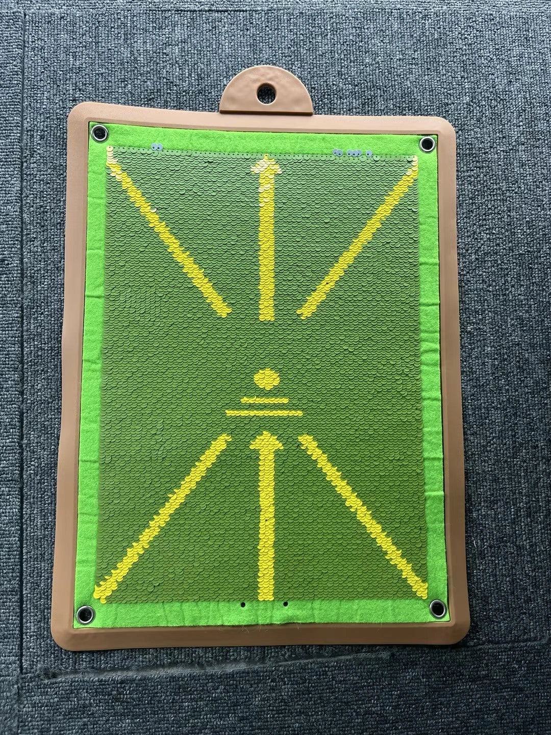Portable Golf Swing Training Mat with directional detection for accurate swing analysis