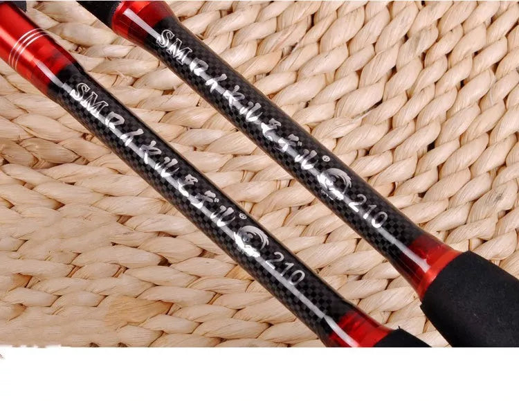 MH Shrinking Carbon Fishing Rod with straight and gun handle options for ocean fishing