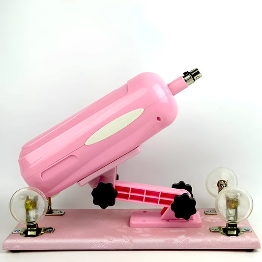 Bobb women's automatic telescopic thrusting sex tool in purple colour showing PVC construction