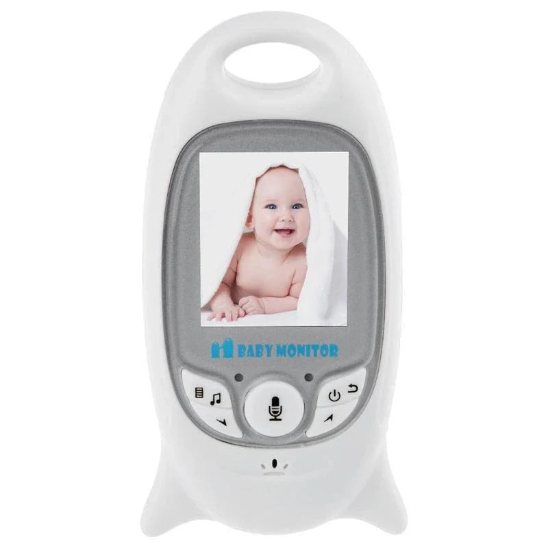 Smart Baby Video Monitor with Two-Way Audio and Temperature Sensor for Nursery and Infant Care