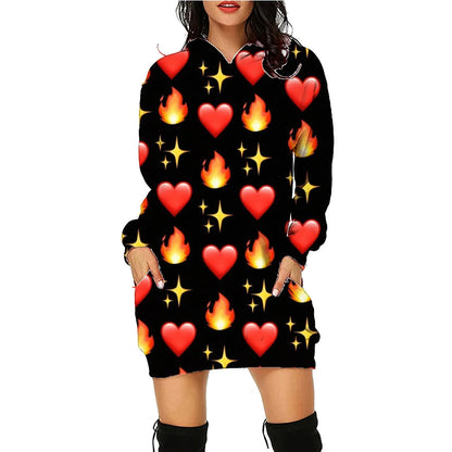 A comfortable and stylish Halloween-themed hooded sweatshirt with a unique printed design and convenient front pockets.