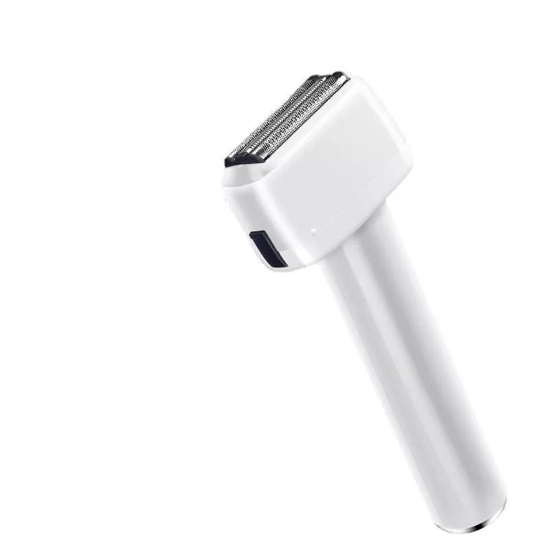 Men's electric reciprocating shaver in fresh blue, Van Gogh green, or light feather white