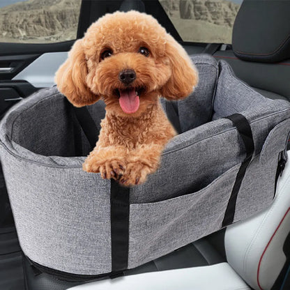 Outdoor pet kennel for car use with cloth construction and 25D sponge cushioning in multiple colour options