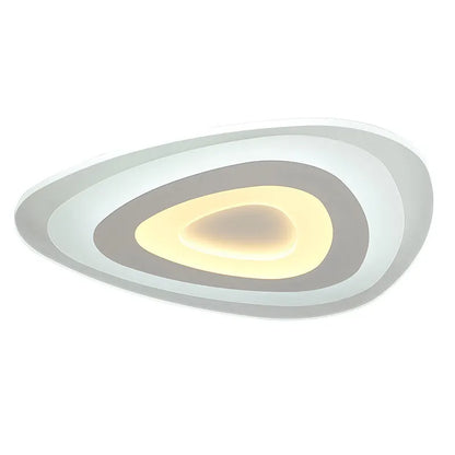 Modern triangle LED ceiling lamp for bedroom and dining room, 20cm to 78cm, 15W to 56W, 220V