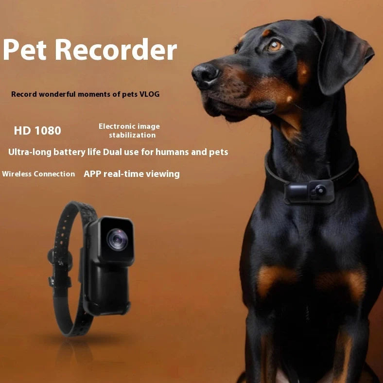 Black wifi camera neckband measuring 61.5mm with wireless recording capability and TYPE-C charging port