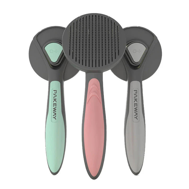 Floating Pet Hair Brush in various colors for effortless pet grooming and hair removal