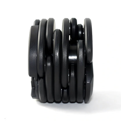 Black folding bicycle anti-theft chain lock, 585mm length with zinc alloy body and 3mm steel joints for secure bike protection