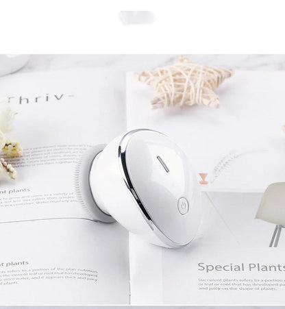 Mini Multifunction USB Facial Cleansing Massager with silicone bristles