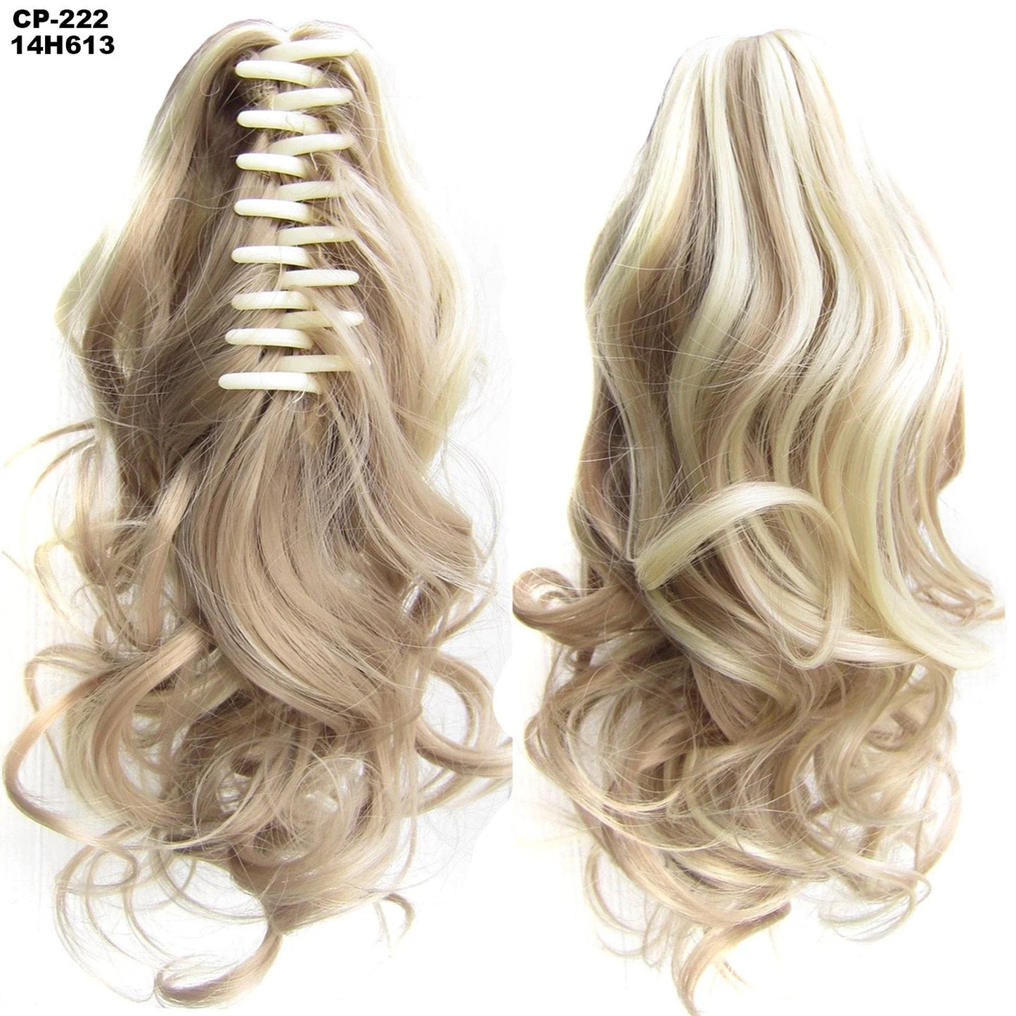 Stylish ponytail hair extension with natural-looking synthetic fibers for comfortable all-day wear