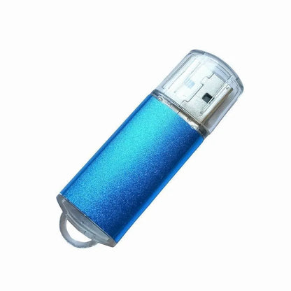 Software encryption lock C dongle USB key with metal shell in various colours showing 50mm length