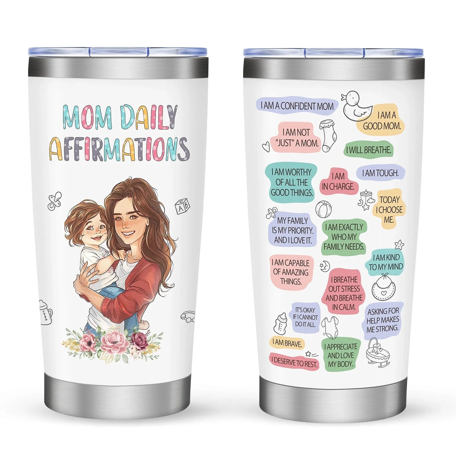 20oz Stainless Steel Car Cup Holder with Leak-Proof Lid and Secure Fit in Vehicle Cup Holder