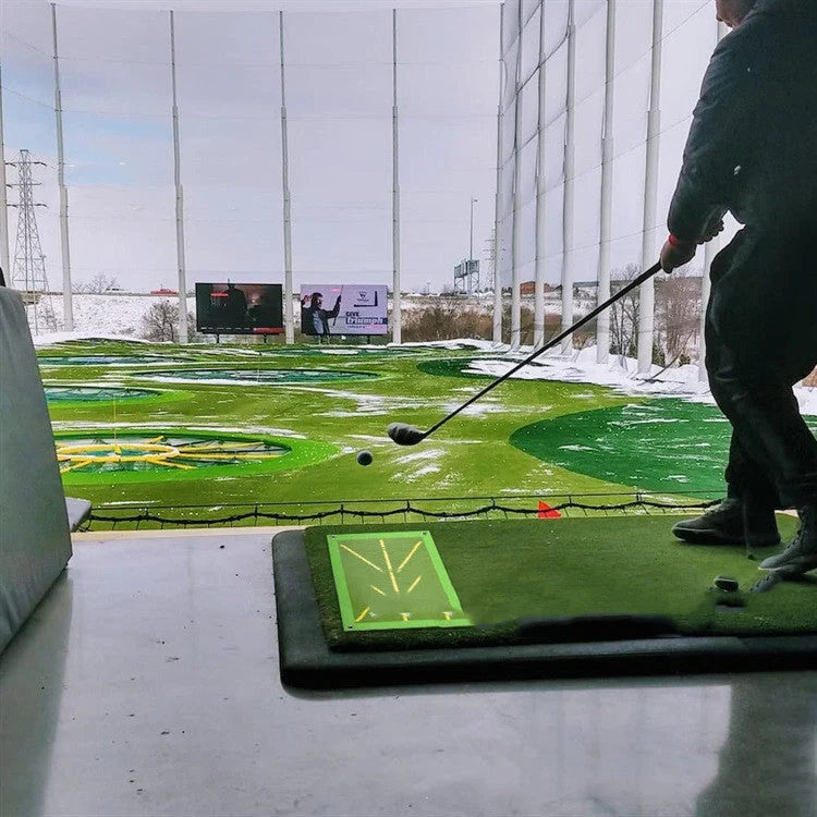Portable Golf Swing Training Mat with directional detection for accurate swing analysis