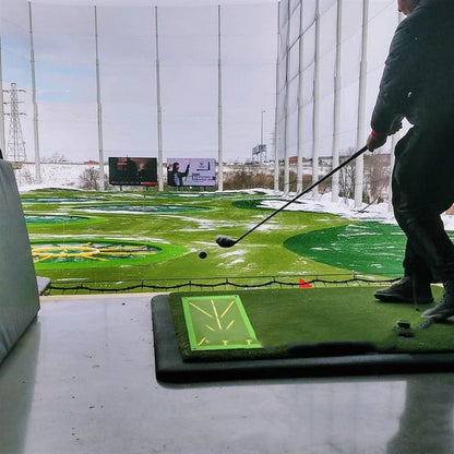 Portable Golf Swing Training Mat with directional detection for accurate swing analysis