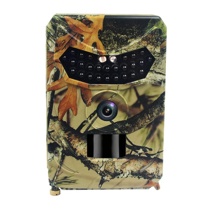 Yellow brown hunting game camera with infrared sensors and compact design for outdoor monitoring