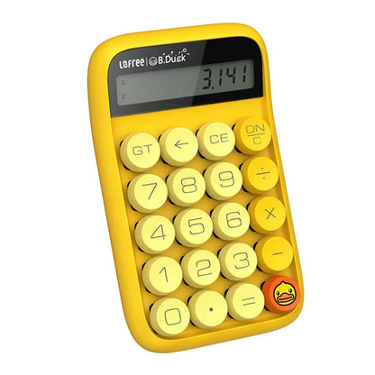 Little Yellow Duck Bluetooth Mouse Keyboard set in bright yellow with compact design