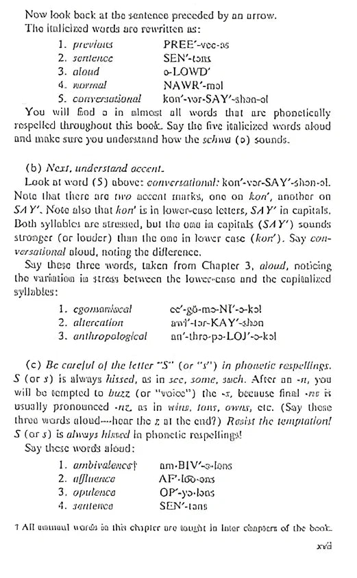 English vocabulary reference book showing 560 pages with thematic content organisation