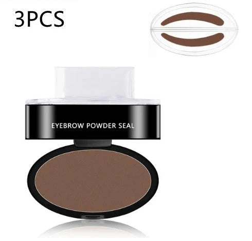 Premium Eyebrow Stamp Kit with waterproof, sweat-proof formula for effortless, natural-looking brows