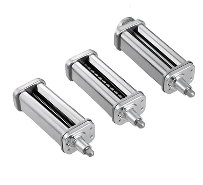 Stainless steel pasta machine with thickness dial for making spaghetti and noodles