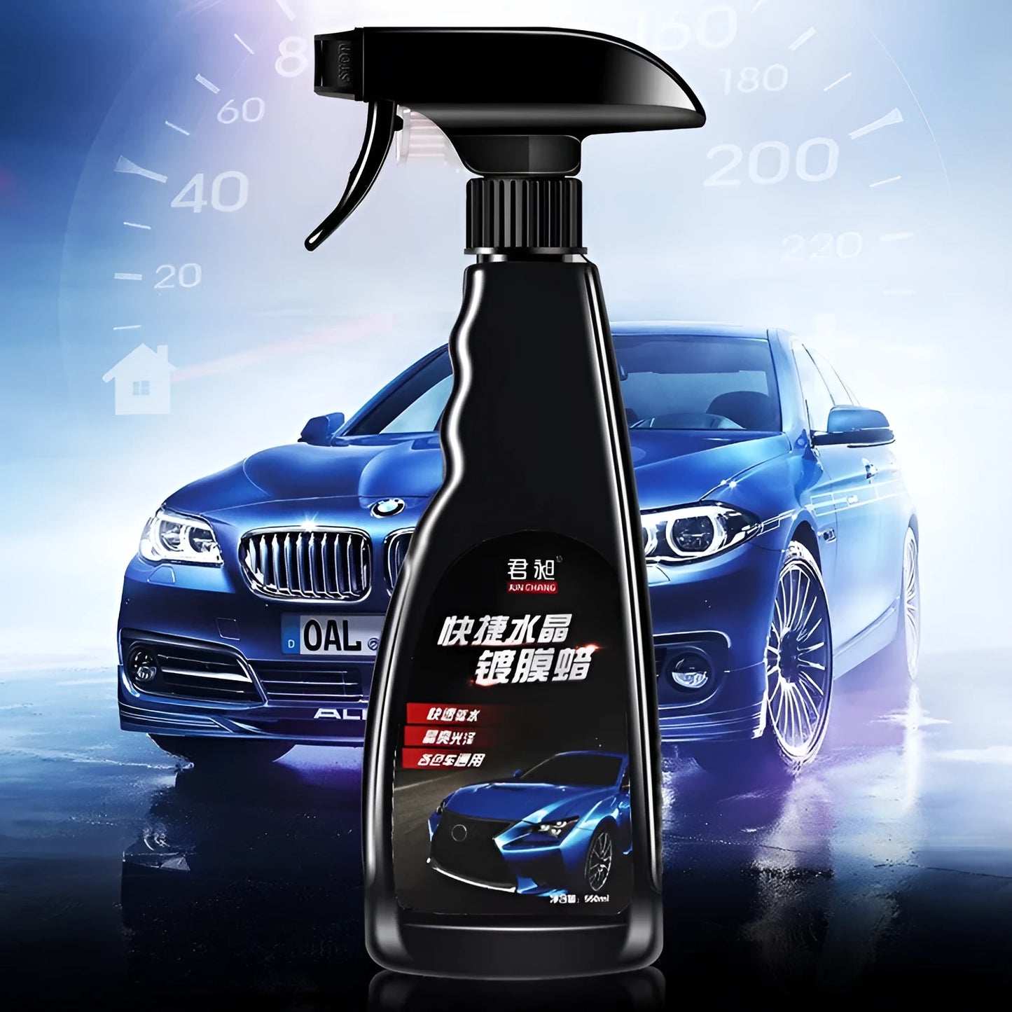 550ml automotive coating agent bottle with nano silicon crystal wax for car paint protection