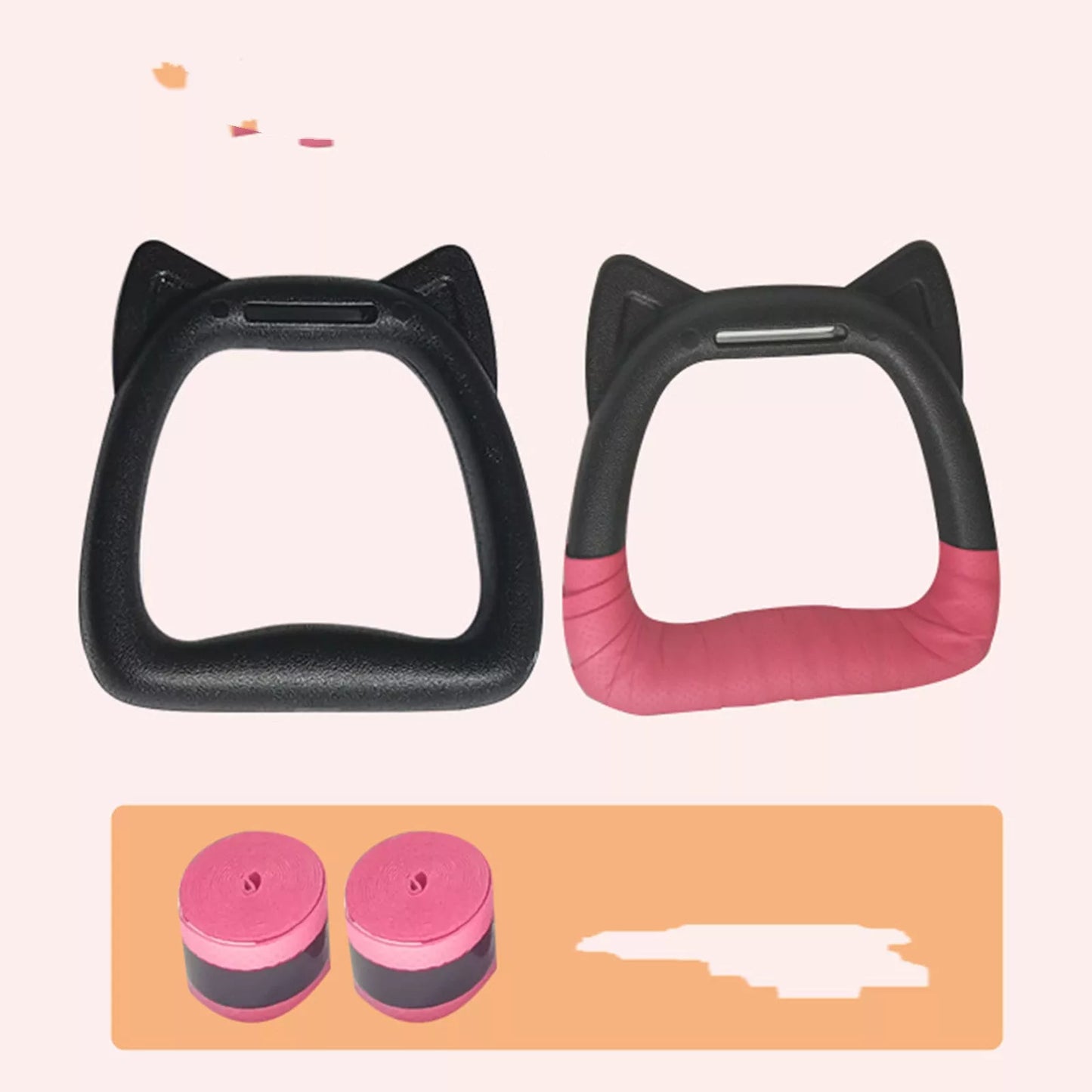 Children's adjustable training rings with black PP material and 1M or 2M rope options