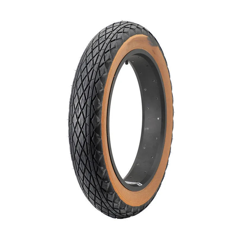Snowmobile tyre 20 inch by 4.0 inch width beach car electric powered rubber tyre brown skin edge