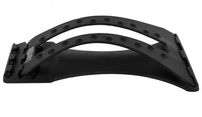 Adjustable Lumbar Corrector with 20 massage points in black, purple, or green