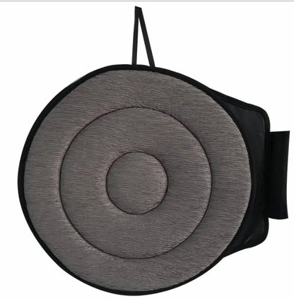 360-degree rotating seat cushion with non-slip base for enhanced mobility and comfort