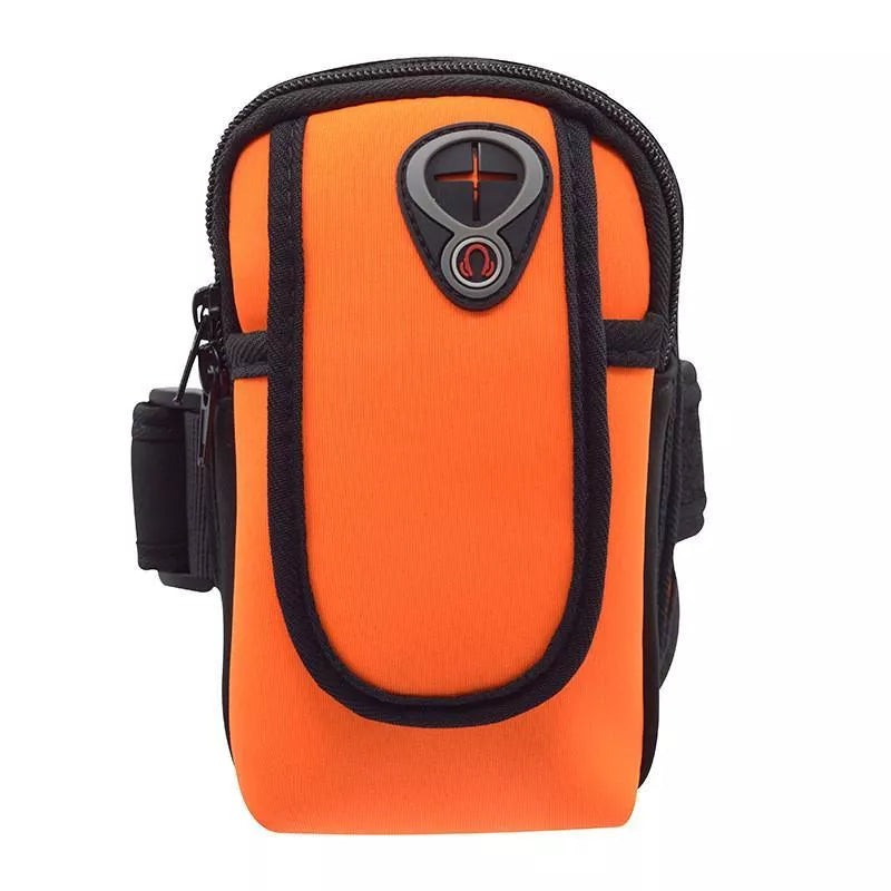 Sport Running Arm Pouch 5.5 inch in various colors for secure phone storage during workouts